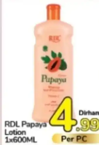 Day To Day RDL Papaya Lotion 1x600ML offer