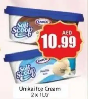 Amber Unikai Ice Cream 2 x 1Ltr offer
