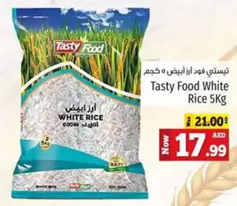 Kenz Hypermarket Tasty Food White Rice 5Kg offer