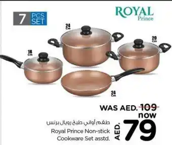 Nesto Royal Prince Non-stick Cookware Set asstd. offer