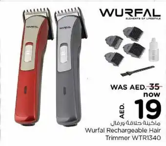 Nesto Wurfal Rechargeable Hair Trimmer offer