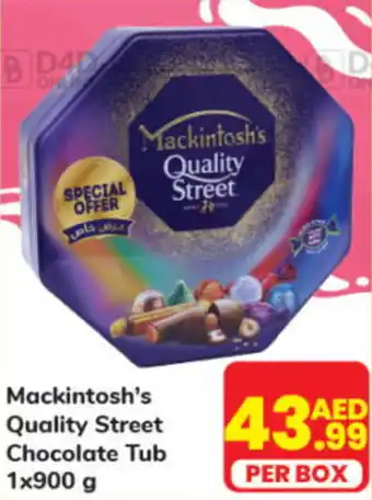 Day To Day Mackintosh's Quality Street Chocolate Tub 1 x 900g offer