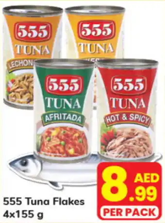 Day To Day 555 Tuna Flakes 4 x 155g offer