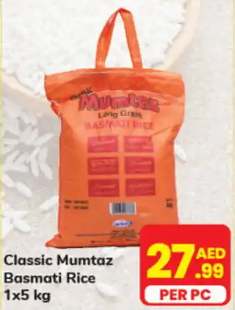 Day To Day Classic Mumtaz Basmati Rice 1 x 5kg offer
