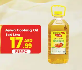 Day To Day Aywa Cooking Oil 1 x 4 Ltrs offer