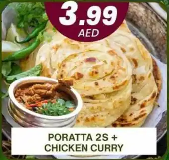 Grand Hyper Market PORATTA 2S + CHICKEN CURRY offer