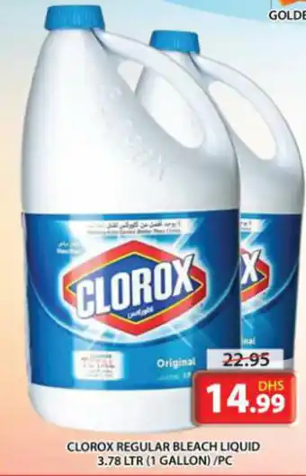 Grand Hyper Market CLOROX REGULAR BLEACH LIQUID 3.78 LTR 1 GALLON PC offer