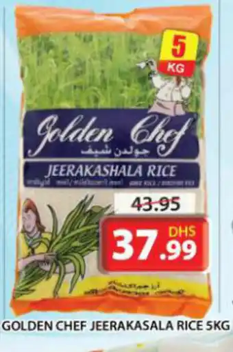 Grand Hyper Market GOLDEN CHEF JEERAKASALA RICE 5KG offer