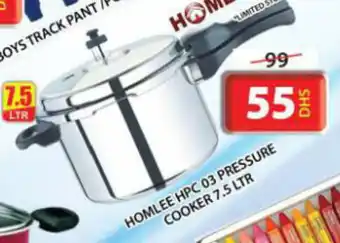 Grand Hyper Market HOMLEE HPC 03 PRESSURE COOKER 7.5 LTR offer