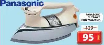 Grand Hyper Market PANASONIC NI 22AWT IRON MALAYSIA offer