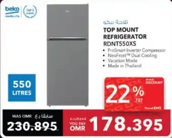 Sharaf DG BEKO TOP MOUNT REFRIGERATOR offer