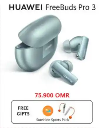 Sharaf DG HUAWEI FreeBuds Pro 3 offer