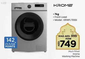 Nesto Krome Washing Machine offer