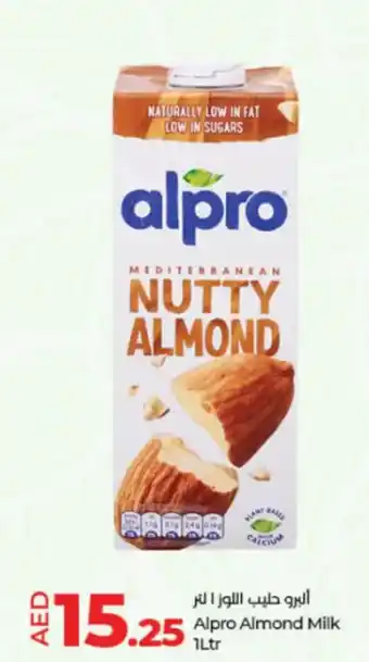 Lulu Hypermarket Alpro Almond Milk 1Ltr offer