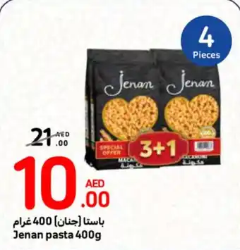 Carrefour Jenan pasta 400g offer