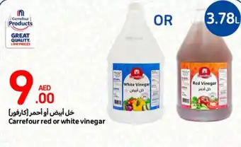Carrefour red or white vinegar 3.78L offer