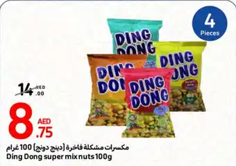 Carrefour Ding Dong super mix nuts 100g offer