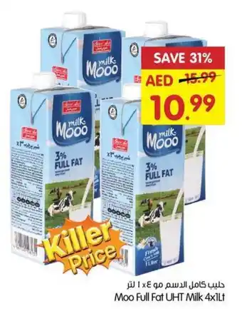 Gala Supermarket Moo Full Fat UHT Milk 4x1Lt offer