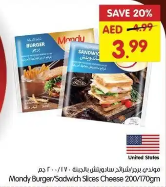 Gala Supermarket Mondy Burger/Sadwich Slices Cheese 200/170gm offer