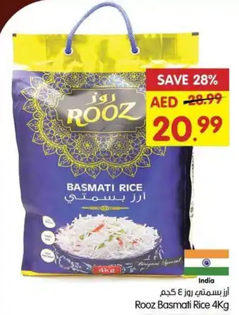 Gala Supermarket Rooz Basmati Rice 4Kg offer