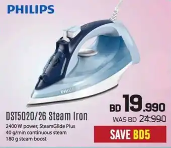 Sharaf DG PHILIPS DST5020/26 Steam Iron offer