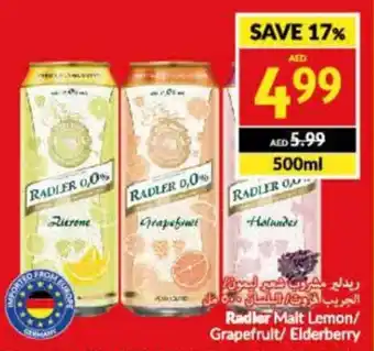 Viva Radler Malt Lemon / Grapefruit / Elderberry 500mL offer