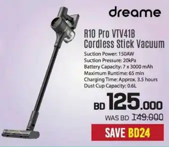 Sharaf DG dreame R10 Pro VTV41B Cordless Stick Vacuum offer