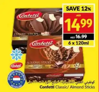 Viva Confetti Classic / Almond Sticks 6 x 120mL offer