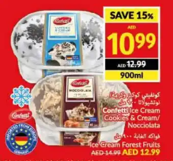 Viva Confetti Ice Cream Cookies & Cream / Nocciolata 900mL offer