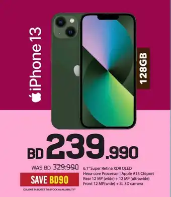 Sharaf DG iPhone 13 128GB offer