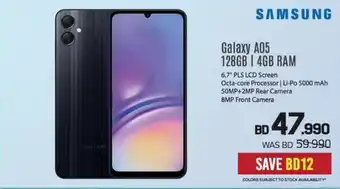 Sharaf DG SAMSUNG Galaxy A05 128GB | 4GB RAM offer
