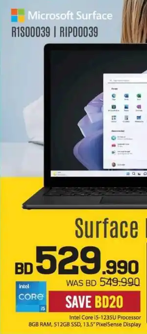 Sharaf DG Microsoft Surface Laptop 5 R1S00039 offer
