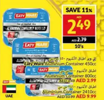 Viva Eaty Ware Aluminium Container 450cc 10's offer