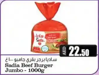 Almaya supermarket Sadia Beef Burger Jumbo 1000g offer