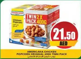 Almaya supermarket AMERICANA CHICKEN POPCORN ORIGINAL 400G TWIN PACK offer