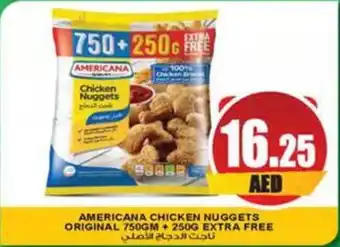 Almaya supermarket AMERICANA CHICKEN NUGGETS ORIGINAL 750GM offer