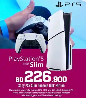 Sharaf DG Sony PS5 Slim Console Disk Edition offer