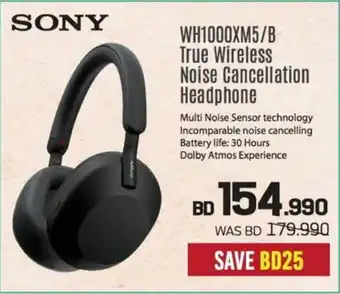 Sharaf DG Sony wh1000xm5/b true wireless noise cancellation headphone offer