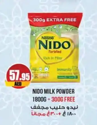 Almaya supermarket NIDO MILK POWDER 1800G + 300G FREE offer