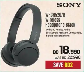 Sharaf DG Sony whch520/B wireless headphone black offer