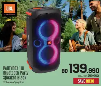 Sharaf DG Jbl partybox 110 bluetooth party speaker black offer