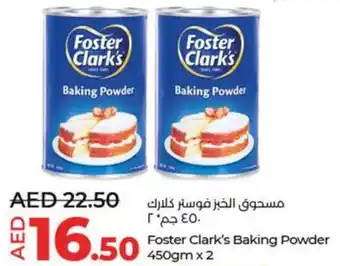 Lulu Hypermarket Foster Clarks Baking Powder 450gm x 2 offer