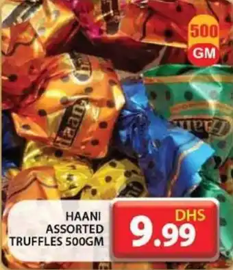 Grand Hyper Market HAANI ASSORTED TRUFFLES 500GM offer