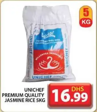 Grand Hyper Market UNICHEF PREMIUM QUALITY JASMINE RICE 5KG offer
