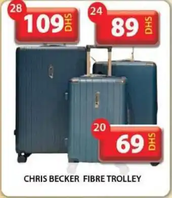 Grand Hyper Market CHRIS BECKER FIBRE TROLLEY 20" offer