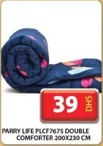 Grand Hyper Market PARRY LIFE PLCF7675 DOUBLE COMFORTER 200 X 230 CM offer