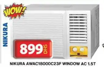 Grand Hyper Market NIKURA AWAC18000C23F WINDOW AC 1.5T offer