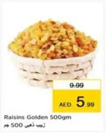 Nesto Raisins Golden 500gm offer