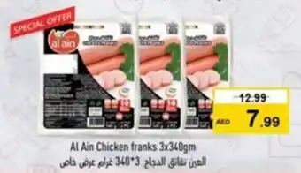 Nesto Al Ain Chicken franks 3 x 340gm offer