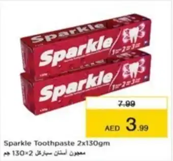 Nesto Sparkle Toothpaste 2x130gm offer